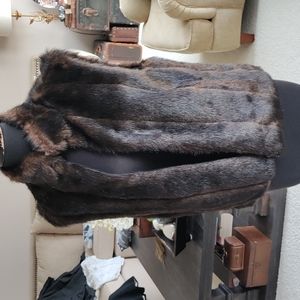 Reversible Faux Fur Vest.